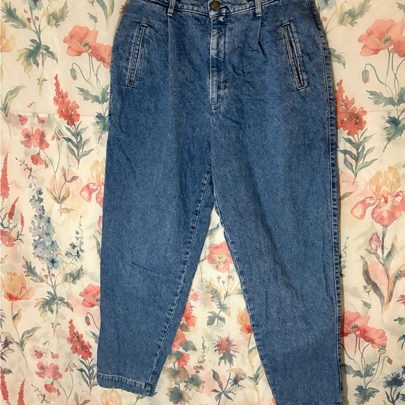 Vintage Dockers Women's High Rise Jeans - Blue - Picture 2 of 11